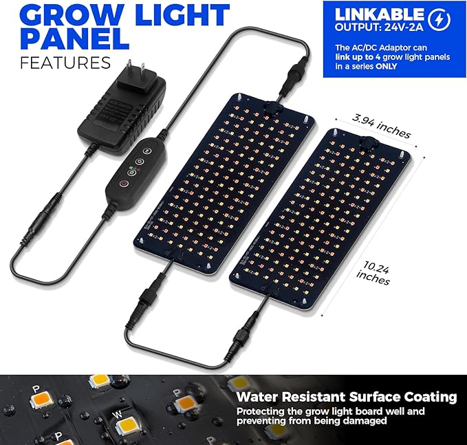 Barrina CX83Z Indoor Greenhouse with Grow Light, 4-Tier Corner Plant Stand, 30W Full Spectrum Growing Light Panels, Mini Greenhouse with Tent for Seed Starting, 3/6/12h Timer, 15.7 x 11.8 x 59.1IN
