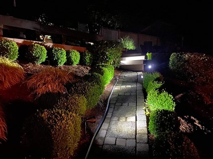 URPOWER Solar Spot Lights - 2-in-1 Waterproof Landscape Spotlights, Dusk-to-Dawn Solar Powered Outdoor Lights for Garden, Yard, Pathway (2 Pack)