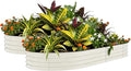 Garvee 2 Pack Galvanized Raised Garden Beds - 10x4x1.5ft Planter Box for Vegetables, Flowers, Rust-Resistant Garden Box, Easy Assembly Raised Beds, Durable Planters for Outdoor Plants