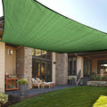 LOVE STORY Custom Size 4'x10' Piquant Green Sun Shade Sail Rectangle UV Block Canopy Patio Sail Sunshades Fabric for Outdoor Garden Carport (We Make Custom Size)