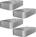 4 PCS 4x2ft Galvanized Raised Garden Bed Outdoor, Metal Garden Bed for Vegetables, Above Ground Garden Box for Flower, Steel Raised Beds for Gardening