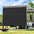 Artpuch Outdoor Pergola Shade Cover 6x6 FT Sun Shade Cloth with Grommets Black 90% UV Protection Canopy Patio Privacy Screen (Customized Available)