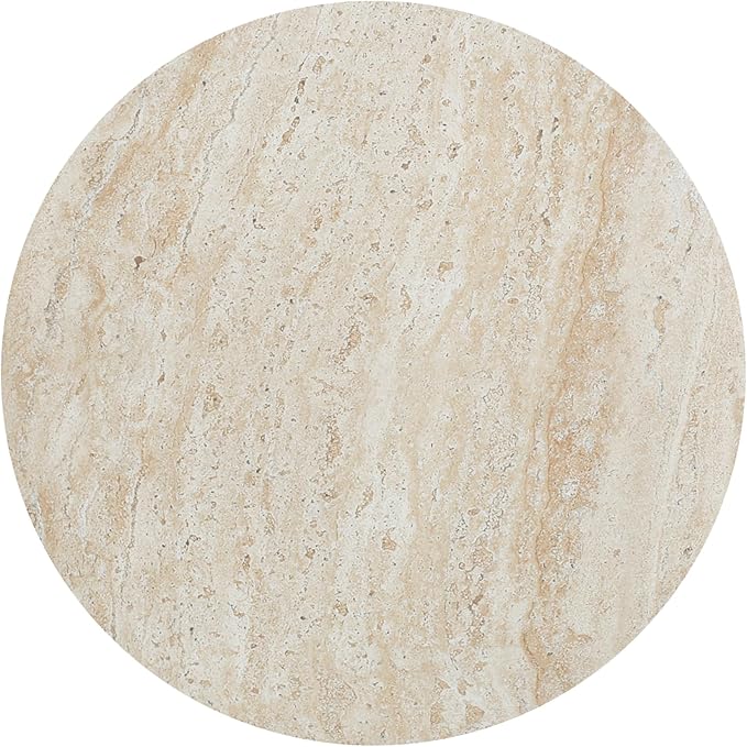 Christopher Knight Home Outdoor Side Table,Hourglass Shape Side Table,Patio Garden Stool Coffee End Table,Decorative Garden Stool for Patio,or Balcony,Lightweight Concrete Material,Travertine