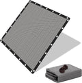 90% Shade Cloth Sun Shade Fabric for Patio Garden Pergola Shade Cover Canopy with Gromments (Grey, 8X10 FT)