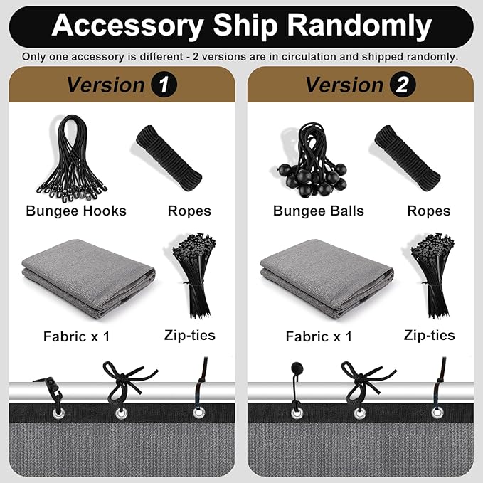 Artpuch 90% Sun Shade Cloth, 12 x 16 FT Pergola Shade Cover Canopy with Grommets, Sun Screen Fabric Tarp for Patio, Outdoor, Garden, Backyard, Blue Grey