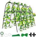 Cucumber Trellis for Raised Bed,U-Shape Garden Trellis for Climbing Plants Outdoor, Metal Arch Vegetables Trellis, Plant Support for Vine (Black, 63" Lx21.6 Wx47.2 H-Large)