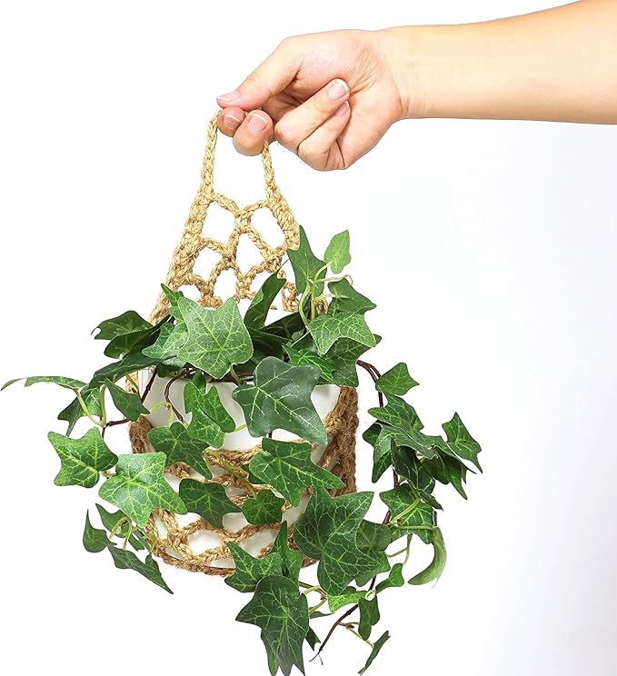 2 Packs Hanging Planters for Indoor Plants up to 6 in., Wall Plant Holder | Plant Hanger Indoor, Wall Planters for Indoor Plants, Hanging Plant (2PK, for 6 inch Pot)