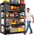 71"H-35"W Metal Garage Shelving-2050LBS 5 Tier Storage Shelves,Adjustable Heavy Duty Shelving Unit and Storage Large Rack,Utility Steel Shelf For Shop Warehouse Industrial Pantry Basement 71"x35"x16"
