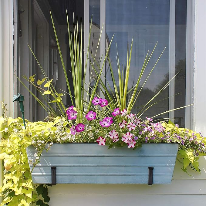 Achla Designs C-21NB Window Box, Large, Blue