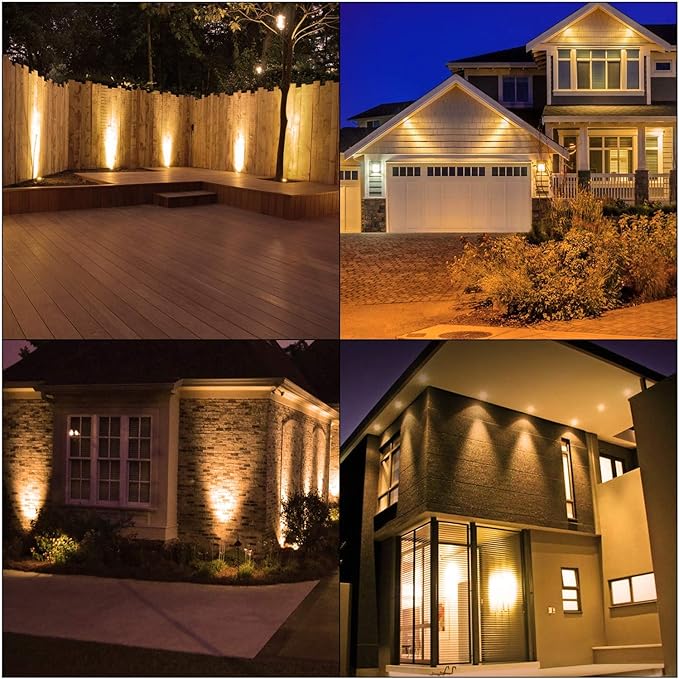 Mlambert 48 Pack MR16 LED Bulbs 50W Halogen Equivalent,2700K Warm White,5W GU5.3 MR16 12V Spotlight Bulb,Non-Dimmable,45° Beam Angle for Landscape