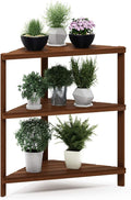 Furinno FG18445 Tioman Hardwood Patio Furniture Corner Shelf in Teak Oil, Natural