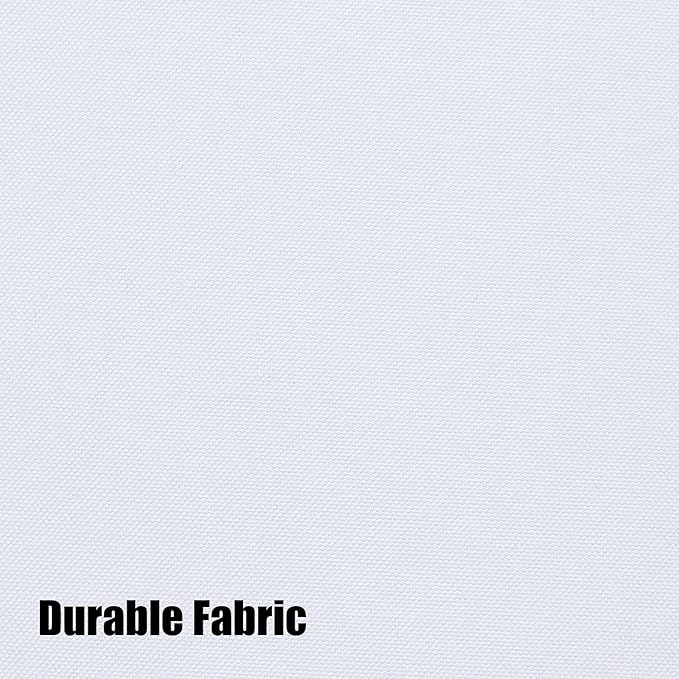 BONZER Outdoor Curtains for Patio Waterproof Thick Privacy Grommet Light Filtering Outside Curtains for Porch Pergola Gazebo Deck, 1 Panel, 54W x 120L inch, White
