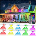 300FT Permanent Outdoor RGB Lights, IP67 Waterproof Smart Eave Lighting, with App/Remote Control Eaves Light, DIY LED Scenes Modes for House Roof Decor,Christmas,Party