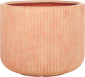 SAFAVIEH Outdoor Collection Lucca Terracotta Cement Ficonstone Planter Pot