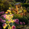 Fohil Solar Watering Can with Lights, Retro Metal Solar Garden Lights Outdoor, Waterproof Hanging Solar Powered Lantern Garden Decorations for Porch Lawn Driveway Backyard Pathway