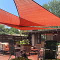 LOVE STORY Custom Size 6'x12'x13.4' Terra Red Sun Shade Sail Right Triangle Sunshade Fabric Awning Canopy for Patio Backyard Carport Pergola (Customized)