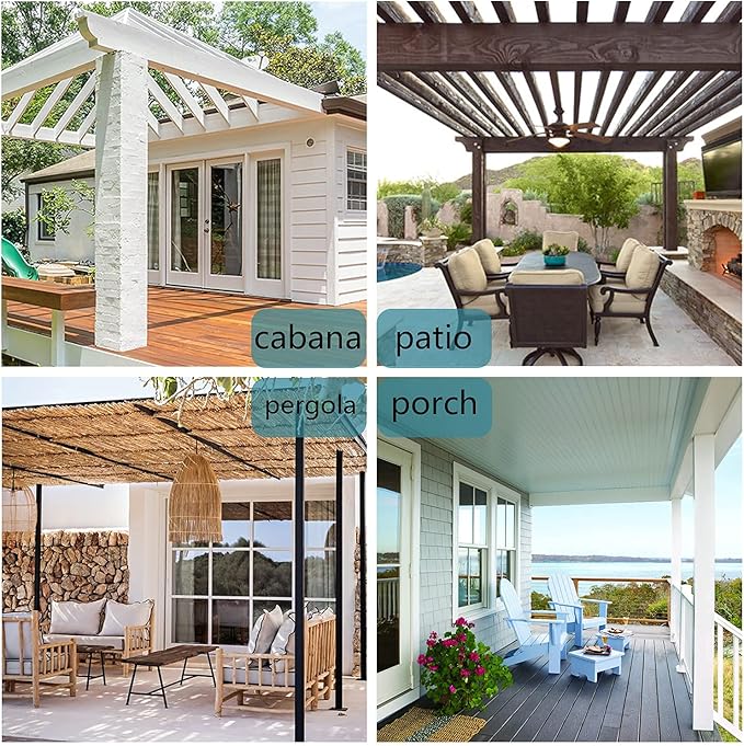 BONZER Outdoor Curtains for Patio Waterproof Thick Privacy Grommet Light Filtering Outside Curtains for Porch Pergola Gazebo Deck, 1 Panel, 54W x 95L inch, Mecca Orange