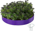 Galvanized Metal Planter Round Raised Garden Bed Kit for Gardening Outdoor，3x3x1ft Grow Garden Box Raised Flower Bed，Round Galvanized Planter Outdoor Large Metal Fire Pit Ring