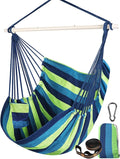 Chihee Hammock Swing Chair - Strong Metal, Collapsible, Portable, Max 500 lbs, Comfy Seat, Patio & Lawn, Cotton Blended, Indoor/Outdoor