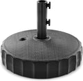 Best Choice Products Fillable Umbrella Base Stand Fluted Design Plastic Patio Umbrella Base Stand, Pole Holder for Outdoor, Lawn w/ 55lbs Weight Capacity, Adjustment Knob