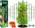 Legigo 6-Pack Tomato Cage for Garden Plant Support- Up to 63inch Garden Stakes Tomato Cage, Tomato Trellis for Potted Plants, Tomato Cages Plant Stakes for Climbing Vegetables Plants Flowers