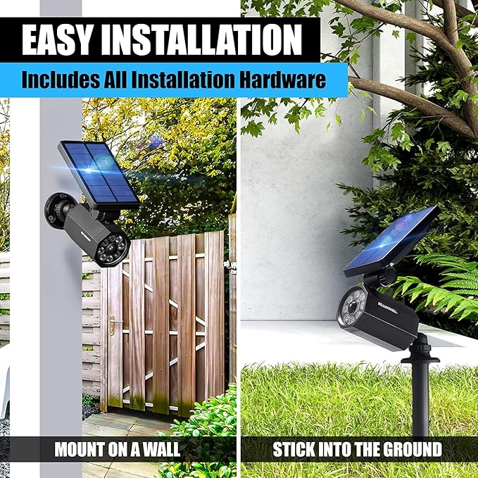 Bell+Howell Bionic Spotlight Original LED Solar Outdoor Lights with Motion Sensor Super Bright Outdoor Solar Lights Waterproof Landscape Lighting for Yard, Garden Outdoor Lighting As Seen On TV