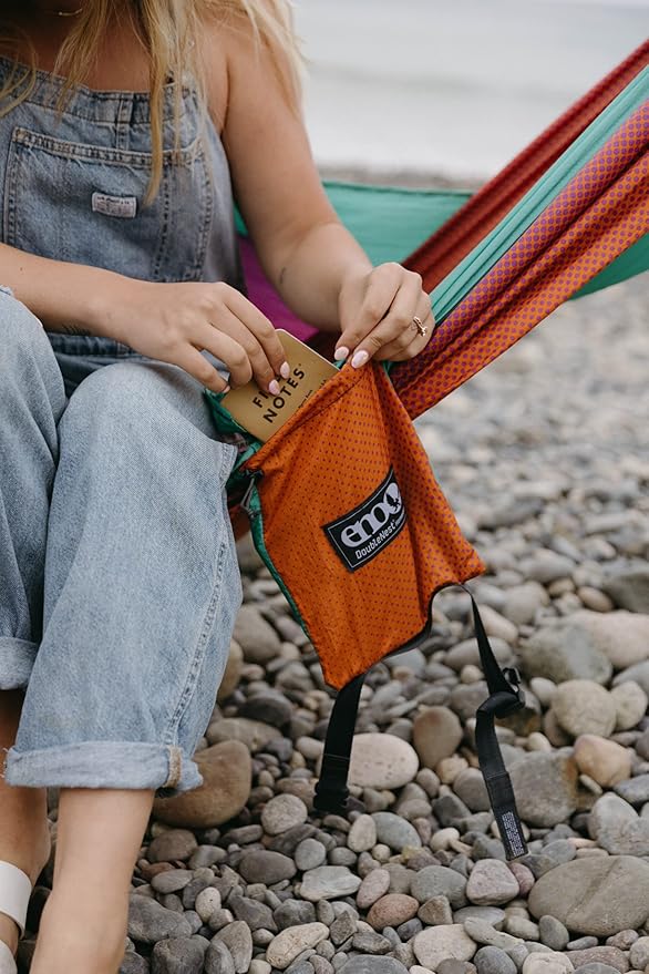 ENO, Eagles Nest Outfitters DoubleNest Lightweight Camping Hammock, 1 to 2 Person, Special Edition Colors, ATC