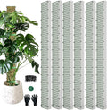 60" Metal Moss Pole, D Shape Sphagnum Moss Pole, Moss Poles for Climbing Plants, Monstera, Indoor Climbing Plants (6Pcs 60")