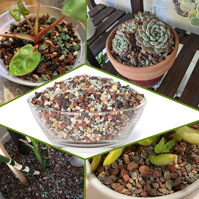 ARTKETTY Ceramic Succulent Planter, 10 inch with Stand, 2.2lb Lava Rock Pebbles, Planting Tools - Indoor Plants Planter, Yellow