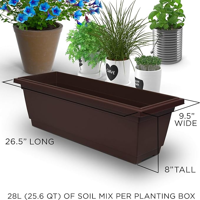 6-Ft Raised Garden Bed - Vertical Garden Freestanding Elevated Planter with 4 Container Boxes - Good for Patio or Balcony Indoor and Outdoor - Perfect to Grow Vegetables Herbs Flowers