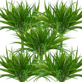 32 Pcs Artificial Grass Fake Plants 17.3in Outdoor Plants UV Resistant Faux Greenery Stems Fake Grass for Home Window Garden Office Patio Pathway Front Porch Halloween Décor Green