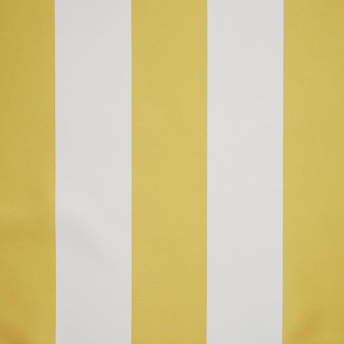 Exclusive Home Canopy Stripe Indoor/Outdoor Grommet Top Curtain Panel, 54"x96", Sunbath / White, Set of 2