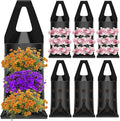 20 Pcs Hanging Flower Pouch Bags with 9 Slits Hanging Grow Bags Flower Planting Bag Handle Grow Pouch Planter Vertical Garden Planter for Outdoor Plants, Wall, Garden, Plant, Tomato, Strawberry
