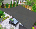 AsterOutdoor Sun Shade Sail Rectangle 16' x 20' UV Block Canopy for Patio Backyard Lawn Garden Outdoor Activities, Graphite