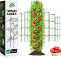 Halatool 63 Inch Tomato Cages for Garden, 6 Pack Adjustable Tall Tomato Cage, Garden Stakes Tomato Trellis for Pots, Tomato Plant Support for Raised Garden Bed &Vegetables Flowers