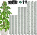 60"/40"/24" Metal Moss Pole, D Shape Sphagnum Moss Pole, Moss Poles for Climbing Plants, Monstera, Indoor Climbing Plants (3 Each of 60" 40" 24")