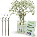 Plant Support Stakes for Indoor & Outdoor Use, Durable Trellis Alternative for Climbing & Potted Plants, Houseplant Stem Holder Structures - Moonstone, 3 Pack, 22" L, Original