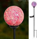 VCUTEKA Solar Garden Lights - Mosaic Solar Lights Outdoor Decor Pathway Light Waterpoof LED Stake Light for Landscape Lawn Patio Yard Decoration 1 Pack
