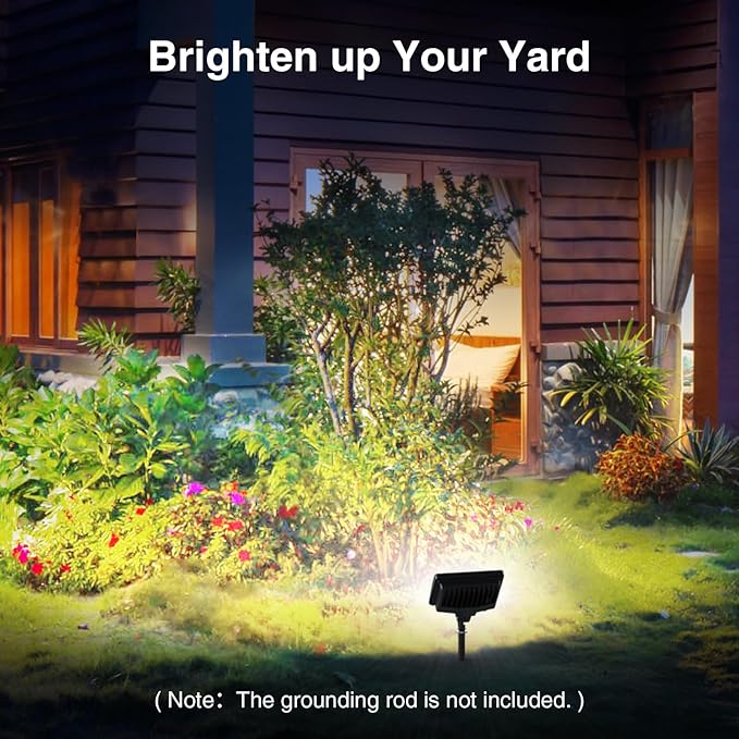Onforu 65W LED Flood Lights Outdoor with Knuckle Mount, 7800LM Super Bright Garage Security Lights, IP66 Waterproof, 6500K Outside led Lights for Yard, Garage, Garden 2 Pack