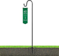 Ottsuls Shepherds Hooks for Outdoor - 60" Heavy Duty Bird Feeder Pole with 5 Prong Base, Adjustable Stand Hanger for Garden Plant, Hummingbird Feeder, Lantern Lights - Haning Wedding Decor (1 Pack)