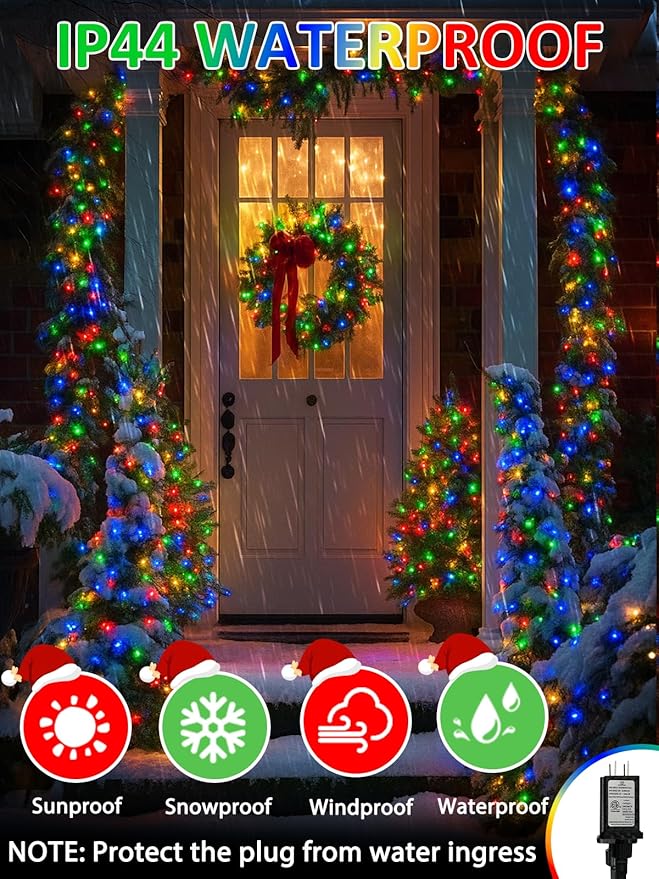 Smart Color Changing Easter Lights with Remote & App Control, 66FT 200LED RGB Pastel String Light with Timer, Music Sync Multiple Modes Twinkle Christmas Light Waterproof Indoor Outdoor Easter Decor