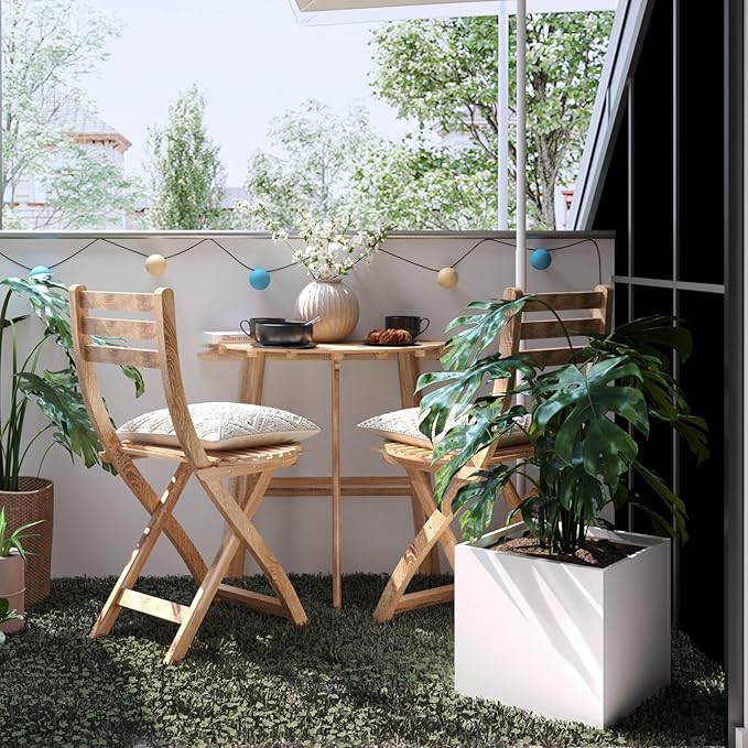 White Steel Planter Square Outdoor Planters Galvanized Steel Planter Box 24 Inch Indoor Metal Large Planters Cube Heavy Duty Flower Pot Modern Commercial Residential for Trees Patio Yard Garden