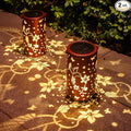 2 Pack Solar Lanterns Outdoor Waterproof Hummingbirds Birthday Gifts for Women Mom Grandma Garden Decor Hanging LED Decorative Light for Patio Yard Lawn Gardening Gifts