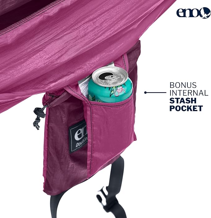 ENO, Eagles Nest Outfitters DoubleNest Lightweight Camping Hammock, 1 to 2 Person, Special Edition Colors, ATC
