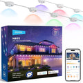 NEEWER 144ft Permanent Outdoor Lights for House Decor, Smart AI RGBCW Outside Eaves String Christmas Lighting with 90 LED Lights App Control 50+ Scenes IP65 Waterproof, Compatible with Alexa, NR02