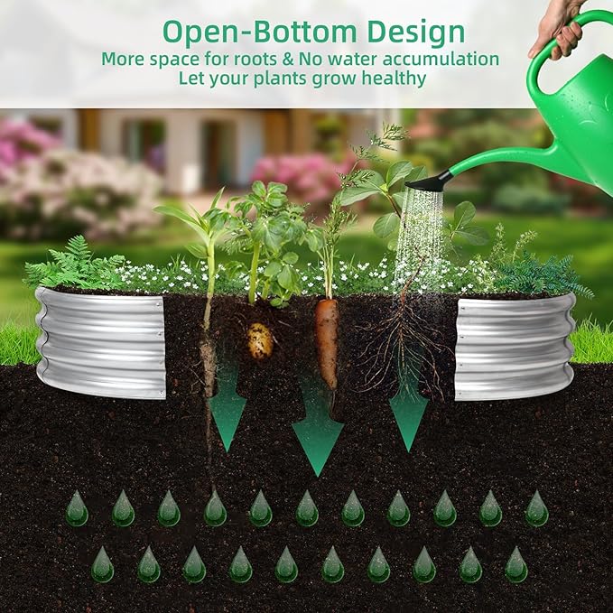 Raised Garden Bed (1, 8×4×1ft)