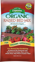 Espoma Organic Raised Bed Mix - All Natural and Organic Potting Soil Mix for Growing Vegetables and Herbs in Raised Garden Beds. for Organic Gardening.1.5 Cubic Foot Bag