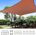 Quictent 20x26ft Sun Shade Sail for Patio, 185GSM Heavy Duty Rectangular Outdoor Sunshades UV Block Outside Canopy Cover for Backyard