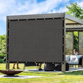 Artpuch Outdoor Pergola Shade Cover 10x10 FT Sun Shade Cloth with Grommets Dark Grey 90% UV Protection Canopy Patio Privacy Screen (Customized Available)