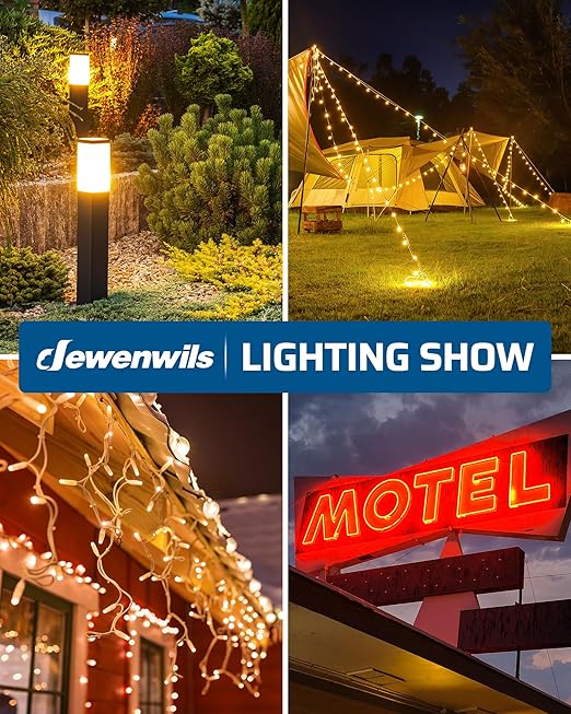 DEWENWILS 120W Low Voltage Landscape Transformer with Timer & Photocell Sensor, 120V AC to 24V DC Low Voltage Transformer, Weatherproof Landscape Lighting Transformer for Garden Lights Pathway Lights